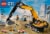 LEGO® City Yellow Construction Excavator Toy 60420 Building Set Perspective: left