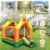 Inflatable Bounce Castle Jumping House Kids Playhouse w/ Slide & 735W Blower Perspective: left