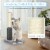Gymax 20.5'' Tall Cat Scratching Post Claw Scratcher w/ Sisal Rope & Plush Ball Perspective: left