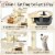 77.5'' Cat Tree Condo Multi-Level Kitten Activity Tower w/ Sisal Posts Perspective: left