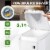 Electric Ice Crusher Shaver Adjustable 460W Snow Cone Maker Machine 265lbs/hr Perspective: left