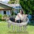 2 Person Hanging Hammock Chair w/ Cushion Macrame Swing 330 lbs Capacity Grey Perspective: left