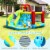 Inflatable Kids Water Slide Jumper Bounce House Splash Water Pool W/ 480W Blower Perspective: left