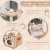 Gymax Cat Tree Cat Tower Cat Condo w/Platform Scratching Posts for Indoor Cats Beige Perspective: left