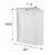 Elegant Home Fashions Wooden Bathroom Corner Wall Storage Cabinet Space Saver Organizer White Perspective: left