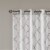 Madison Park Westmont Fretwork Print Grommet Top Window Curtain - Ivory Perspective: left