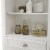 Wood Linen Cabinet in White-Pemberly Row Perspective: left