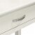 Bowery Hill Vanity Set with Stool in White Perspective: left