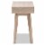 Hawthorne Collection 2 Drawer Wood Study Desk in Light Brown and Gray Perspective: left