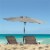 Atlin Designs 7.5' Patio Beach Umbrella in Gray Perspective: left