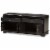 Baxton Studio Leo Faux Leather Shoe Storage Bench in Dark Brown Perspective: left
