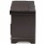 Baxton Studio Mason Faux Leather Shoe Storage Bench in Dark Brown Perspective: left