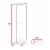 Levan Home Modern Engineered Wood Tall Utility Storage Cabinet/ Pantry in White Perspective: left