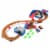 Monster Jam Supercharge Speedway & Monster Trucks Light Up World Finals Track Playset Perspective: left