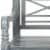 Safavieh Karoo Classic Garden Bench in Ash Gray Perspective: left