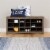 Atlin Designs 18 Cubby Shoe Storage Bench in Drifted Gray Perspective: left