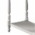 Home Square Slade Wood End Table with Tray in White (Set of 2) Perspective: left