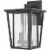 Z-Lite Seoul 2 Light 15  Clear Glass Aluminum Outdoor Wall Sconce in Bronze Perspective: left