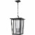 Z-Lite Seoul 2 Light Clear Glass Aluminum Outdoor Pendant in Bronze Perspective: left