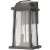 Z-Lite Millworks 2 Light Clear Glass Aluminum Outdoor Wall Sconce in Bronze Perspective: left