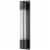 Z-Lite Striate 2 Light 24  Clear Glass Aluminum Outdoor LED Wall Sconce in Black Perspective: left
