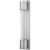 Z-Lite Striate 2 Light 24  Glass Aluminum Outdoor LED Wall Sconce in Silver Perspective: left