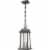 Z-Lite Millworks 2 Light Clear Glass Aluminum Outdoor Pendant in Bronze Perspective: left