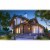 Z-Lite Talbot 3 Light 18  Seedy Glass Stainless Steel Outdoor Pendant in Bronze Perspective: left