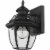 Z-Lite Westover 11  Clear Glass Brass Outdoor Wall Sconce in Black Perspective: left