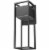 Z-Lite Barwick 18  Etched Glass Aluminum Outdoor LED Wall Sconce in Black Perspective: left
