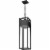 Z-Lite Barwick 27  Etched Glass Aluminum Outdoor LED Pendant in Black Perspective: left