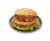 Red Bird® Mild Three Chiles Frozen Raw Chicken Patties Perspective: left