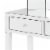 Caleb Mirrored White Vanity Set - 2 Drawers - 2 Piece Set in White - Posh Living Perspective: left