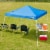Caravan Canopy 10ft x 10ft V-Series 2 Blue Perspective: left