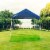 Caravan Canopy Skybox 3.2' x 6.5' Instant Multipurpose Steel Sport Shelter, Blue Perspective: left