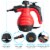 Costway Multifunction Portable Steamer Household Steam Cleaner 1050W W/Attachments Red Perspective: left
