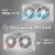 Holmes® Clean Breeze Twin Digital Window Fan with Reversible Airflow Perspective: left