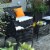 Costway 4PCS Patio Rattan Furniture Set Cushioned Sofa Coffee Table Backyard Porch White Perspective: left