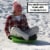 Paricon 626-O Flexible Flyer Flying Saucer Snow Sled, 26 Inch Diameter, Orange Perspective: left