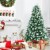 7ft Unlit Hinged Artificial Christmas Tree w/ Snow Flocked Tips and Red Berries Perspective: left