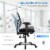 Costway Mesh Office Chair 3-Paddle Computer Desk Chair w/ Adjustable Seat Black Perspective: left