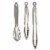 Baking Utensils, Silicone Kitchen Set with Stainless Steel Handles (3 Pieces) Perspective: left