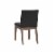Sunpan Branson 19  Modern Faux Leather Dining Chair in Dark Gray (Set of 2) Perspective: left