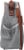 Fit and Fresh Gray & Brown Trim Lunch Bag Perspective: left