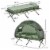 Outdoor 1-person Folding Tent Elevated Camping Cot w/Air Mattress Sleeping Bag Perspective: left