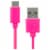 CellCandy 3 Foot Type C Cable - Pink Perspective: left