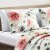 Marcielo 3 Piece Floral Printed Quilt Set Lightweight Bedspread Set Queen Perspective: left