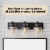 Wood Grip 4-Light Antique Bronze Bathroom Vanity Light Fixture Perspective: left