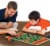 NFL® Denver Broncos Checkers Board Game Perspective: left