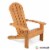 KidKraft Kids Outdoor Adirondack Chair - Honey Perspective: left